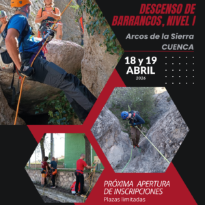 Curso de descenso de barrancos - Nivel I