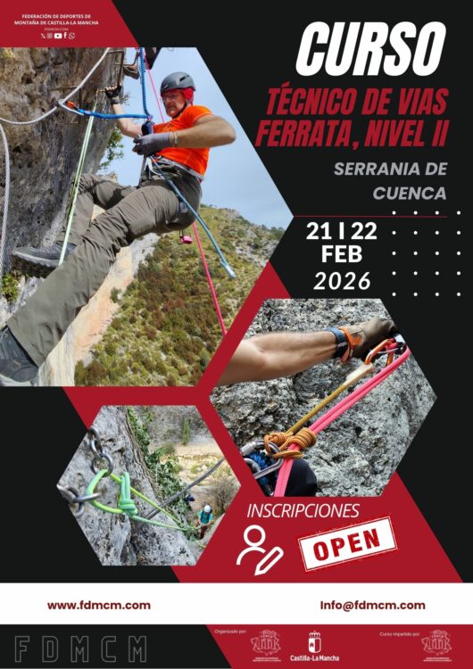 CURSO TÉCNICO DE VIAS FERRATA, NIVEL II