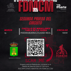 INSCRIPCIONES 2ª PRUEBA DEL II CIRCUITO DE SENDERISMO FDMCM 2026_FEDERADOS FDMCM