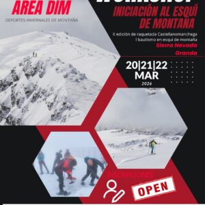 INSCRIPCIÓN WorkIshop de Iniciación al Esquí de Montaña| I bautismo en esquí de montaña