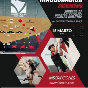 INSCRIPCIÓN INAUGURACIÓN ROCÓDROMO DE VALDEPEÑAS