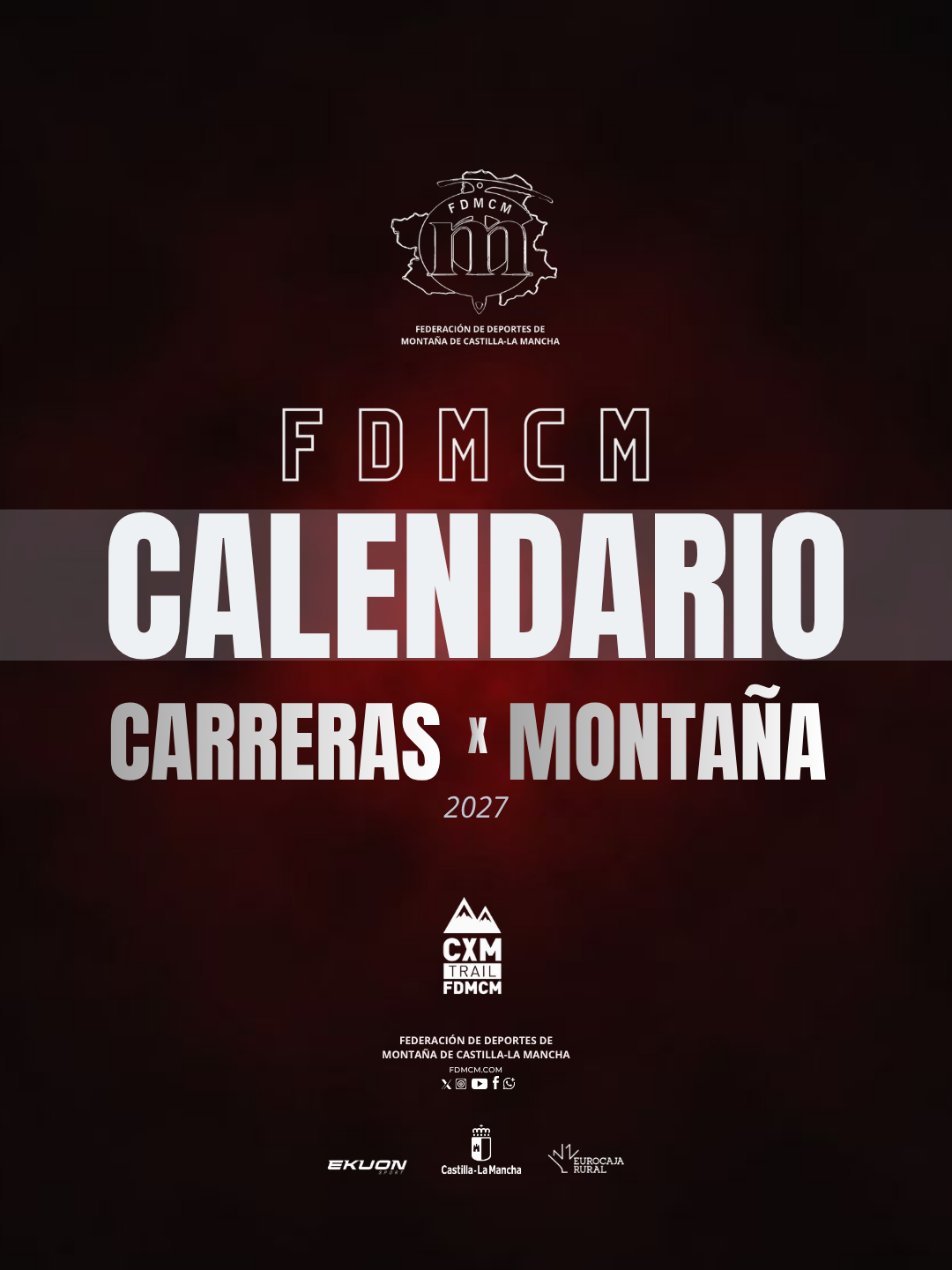 Calendario oficial de Carreras por Montaña FDMCM 2027 - portada