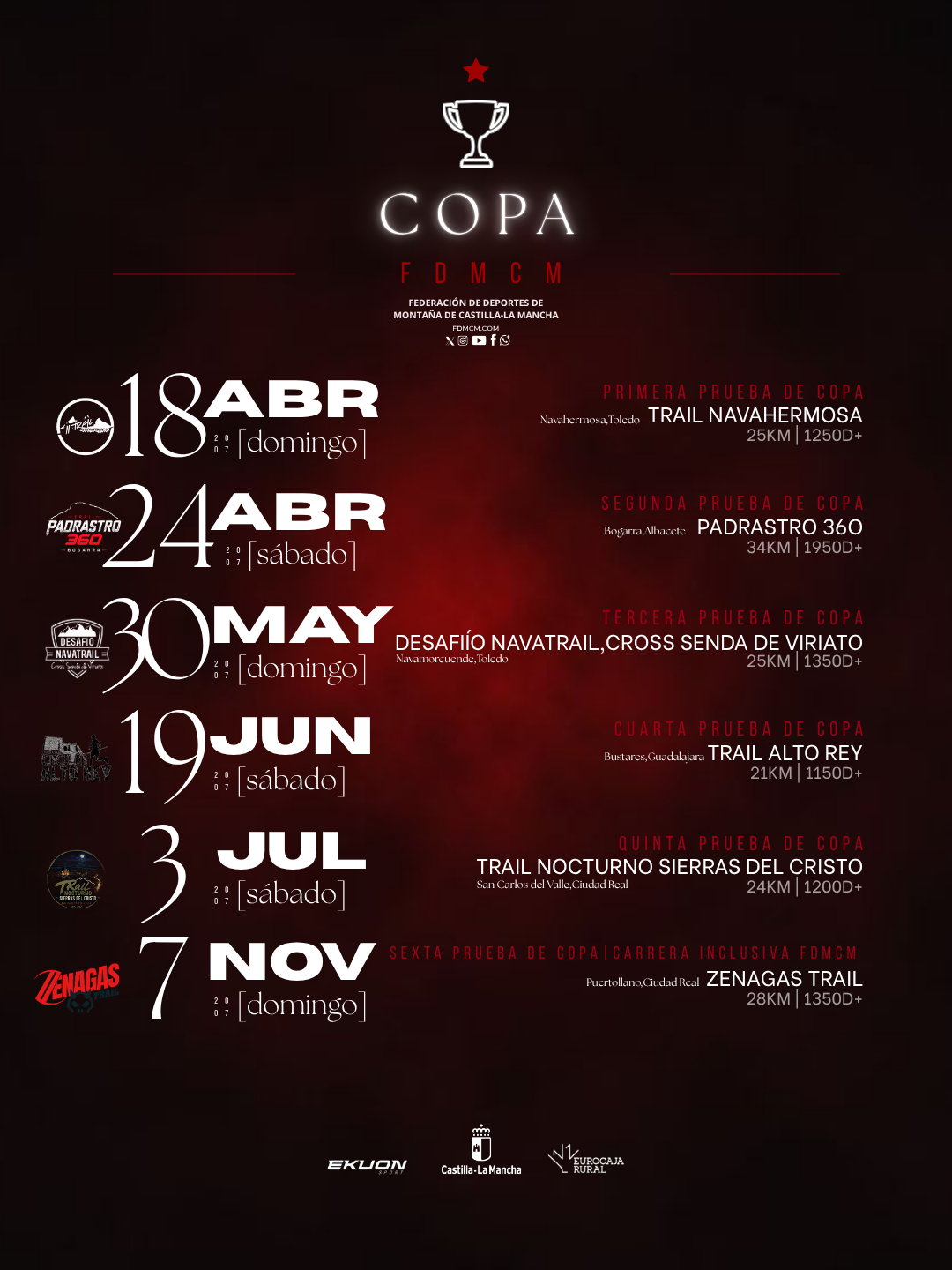 Cartel oficial - Copa CXM FDMCM 2027